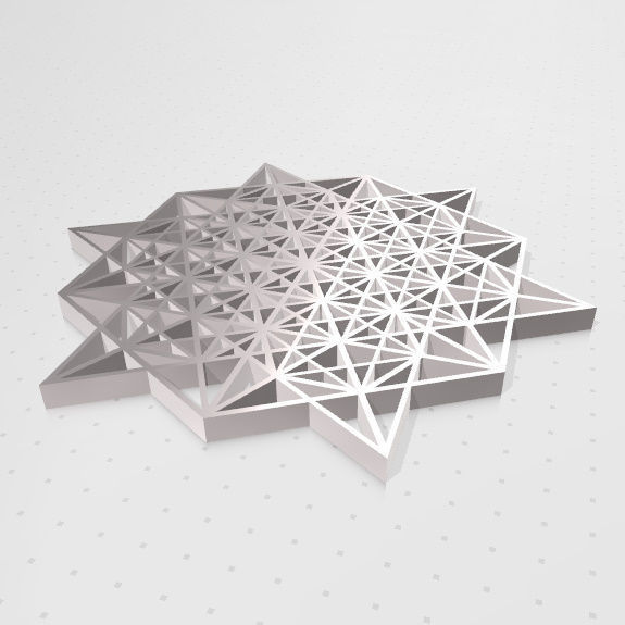 Geometria Sagrada - Vector Equilibrio 3D print model_21