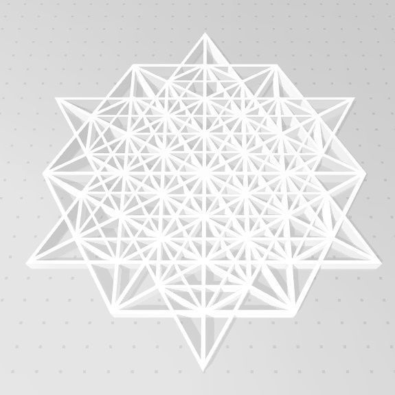 Geometria Sagrada - Vector Equilibrio 3D print model_1