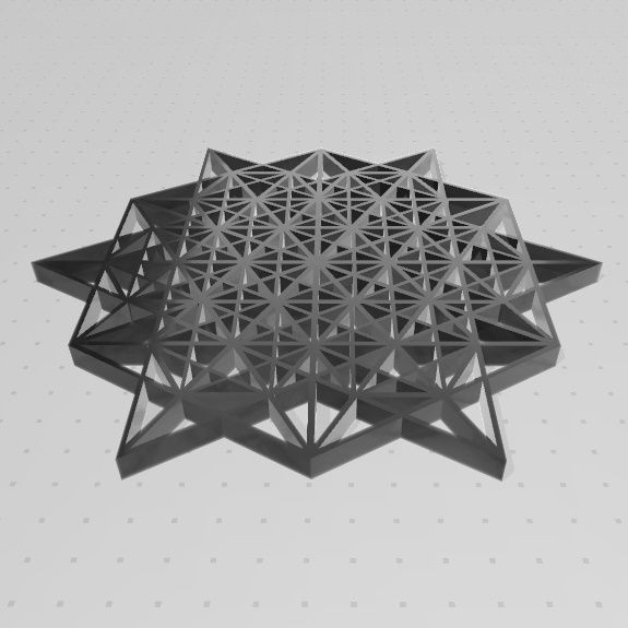 Geometria Sagrada - Vector Equilibrio 3D print model_16