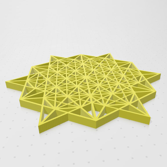 Geometria Sagrada - Vector Equilibrio 3D print model_5