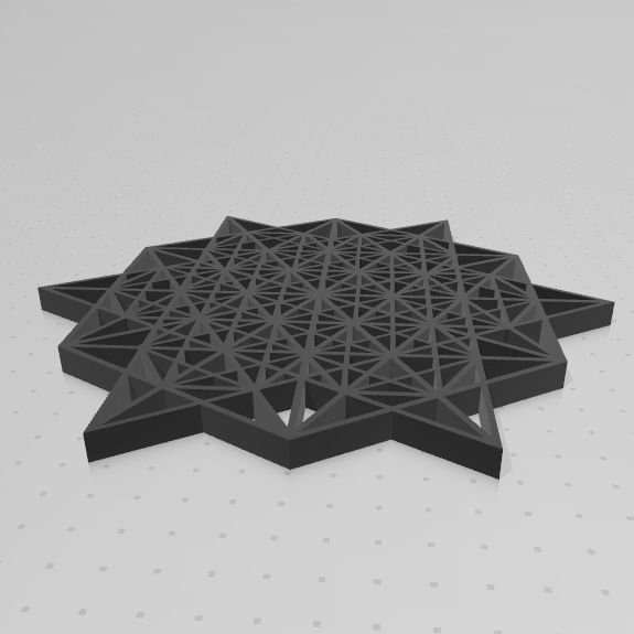 Geometria Sagrada - Vector Equilibrio 3D print model_12