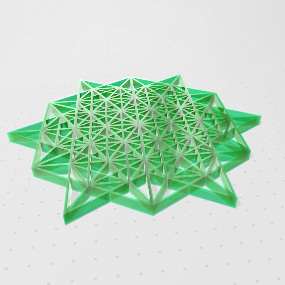 Geometria Sagrada - Vector Equilibrio 3D print model_20