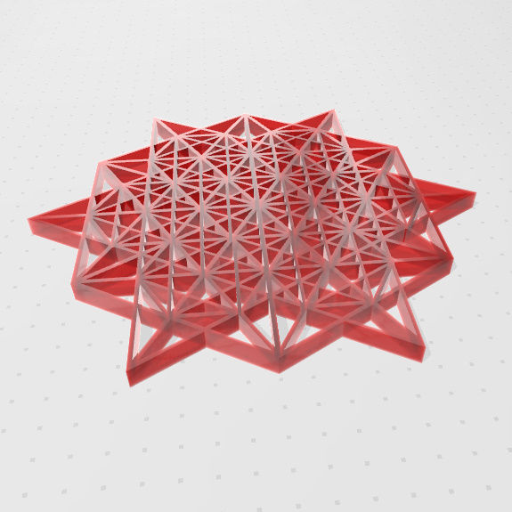 Geometria Sagrada - Vector Equilibrio 3D print model_18