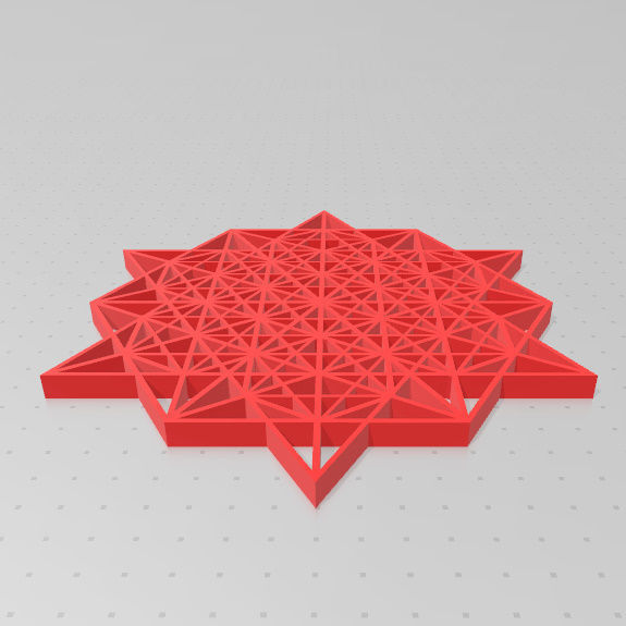 Geometria Sagrada - Vector Equilibrio 3D print model_6