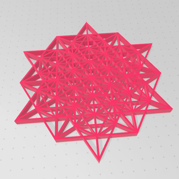 Geometria Sagrada - Vector Equilibrio 3D print model_10