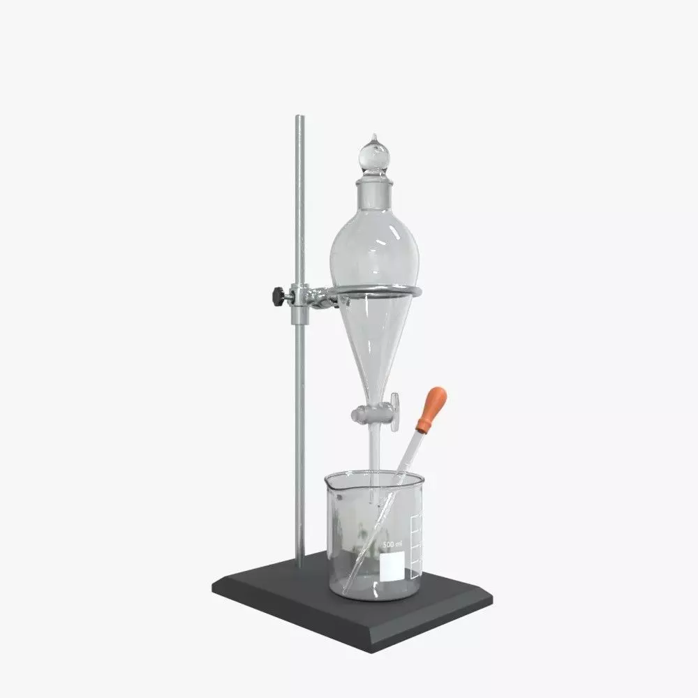 Separatory Funnel 3D model