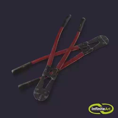 Bolt Cutter Low-poly 3D model