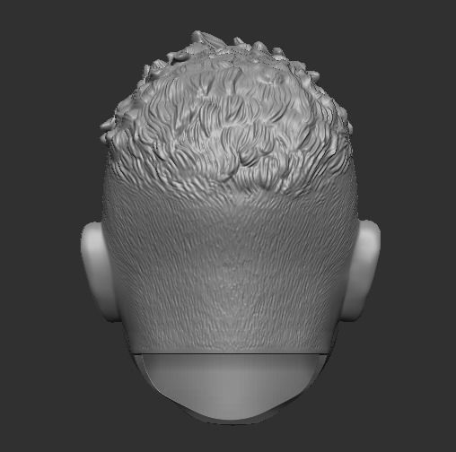 Hot Toys style Captain Howzer head sculpt 3D print model_3