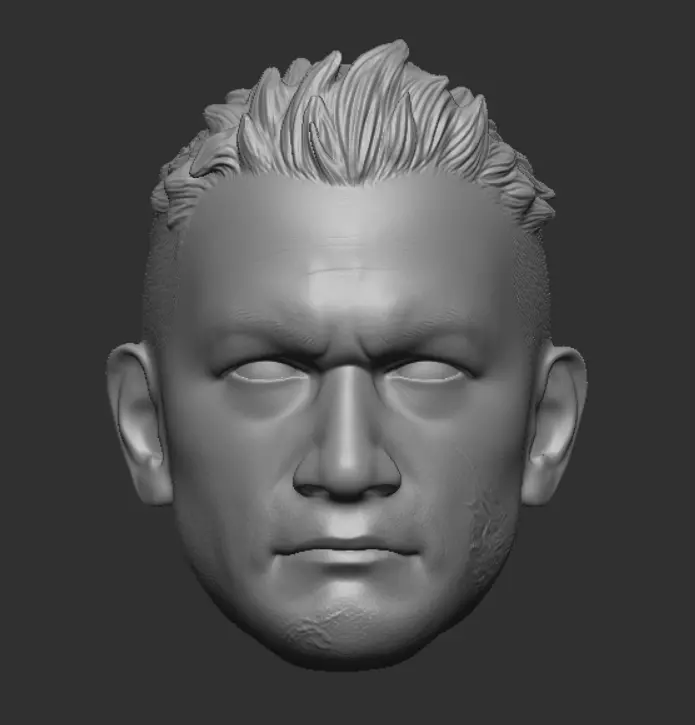 Hot Toys style Captain Howzer head sculpt 3D print model_0