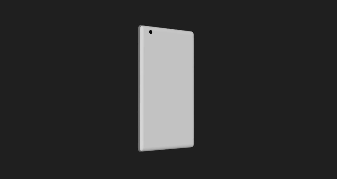 LowPoly Smartphone Fablet Free low-poly 3D model_1