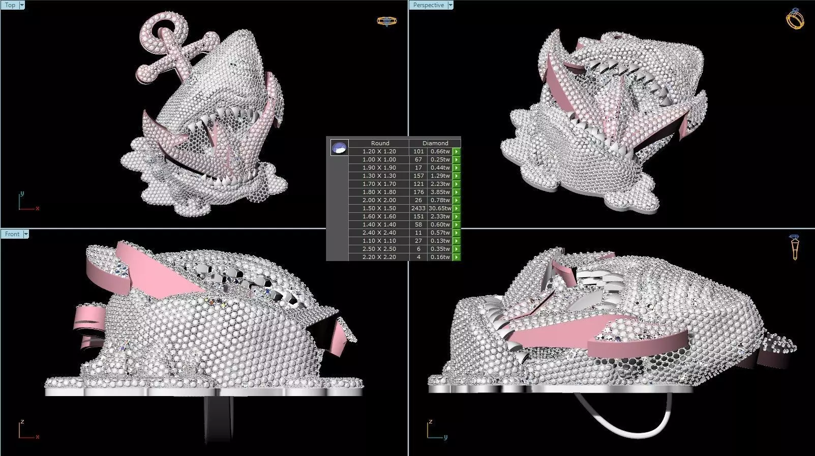 shark 3D print model