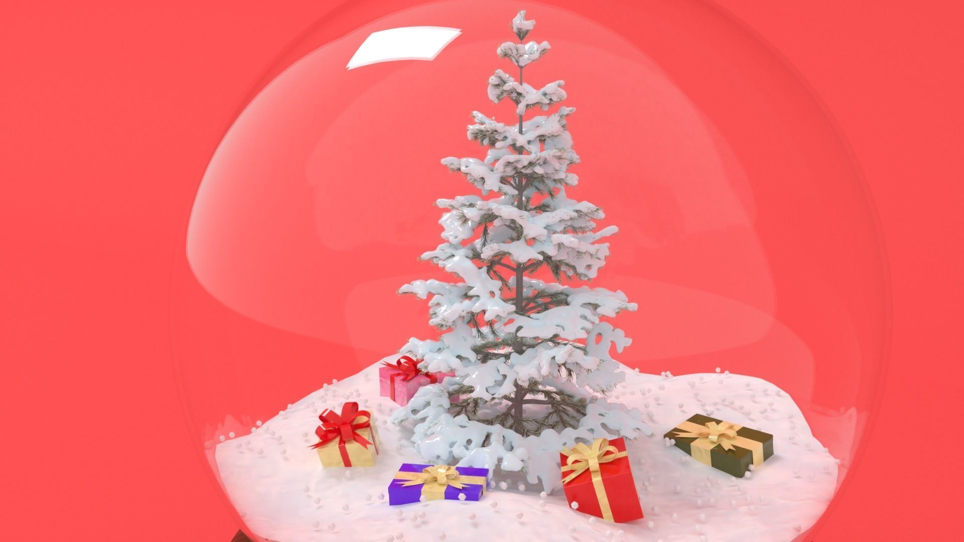 Snow Globe  3D model_1