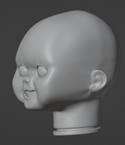 goodguys doll face 3d model 3D print model_2
