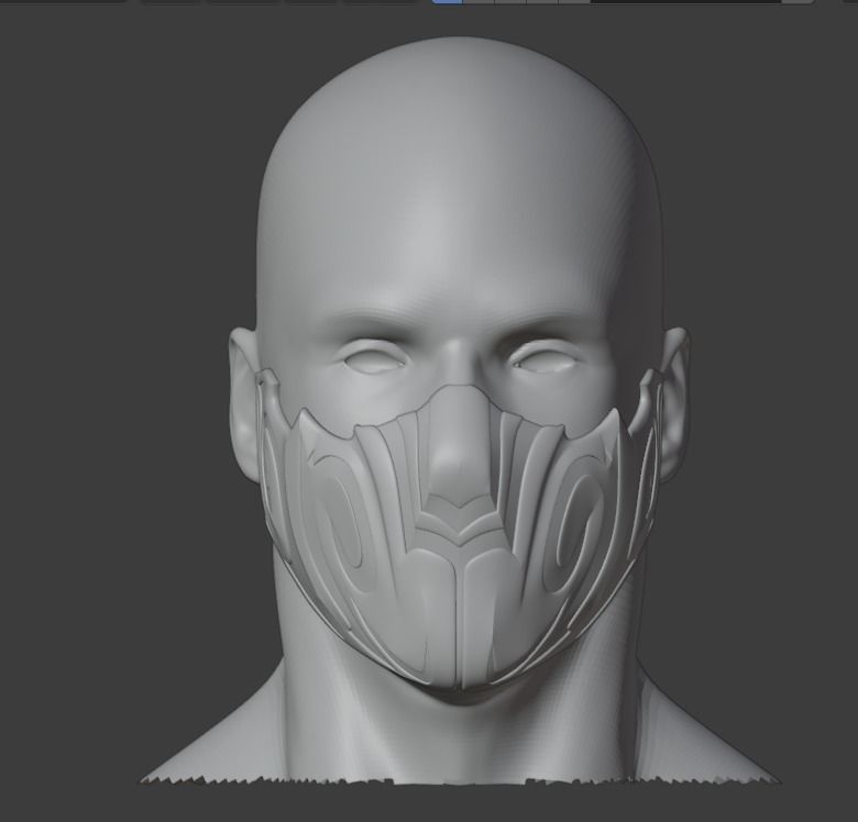 DMC Dante Gilgameah Balrog mask 3D printable 3D print model_6
