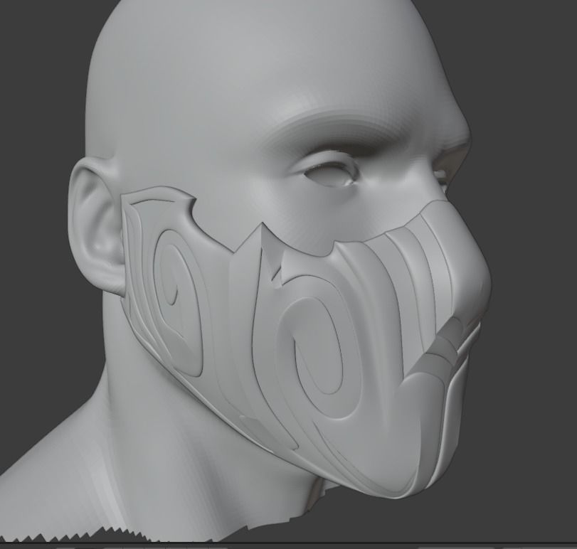 DMC Dante Gilgameah Balrog mask 3D printable 3D print model_8