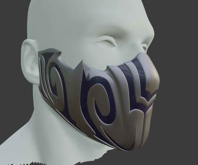 DMC Dante Gilgameah Balrog mask 3D printable 3D print model_3