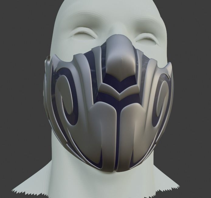 DMC Dante Gilgameah Balrog mask 3D printable 3D print model_4