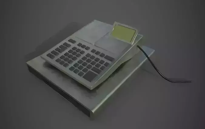 Cashier Cash box clean and With dirt