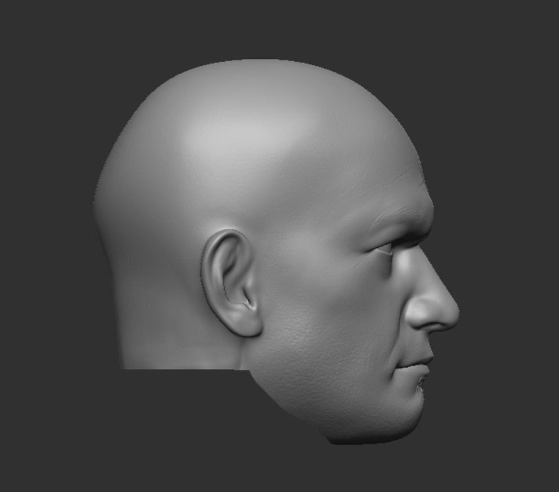 Hot Toys style Clone Trooper Waxer head sculpt 3D print model_4