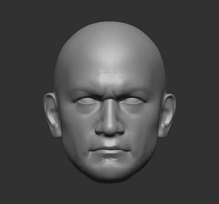 Hot Toys style Clone Trooper Waxer head sculpt 3D print model_0