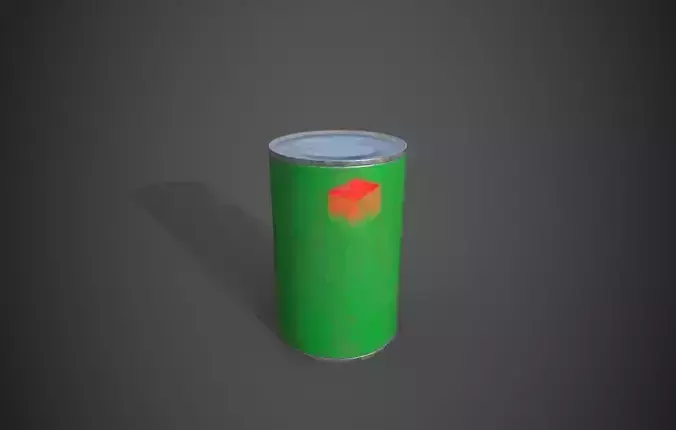 Food can clean and with dirt