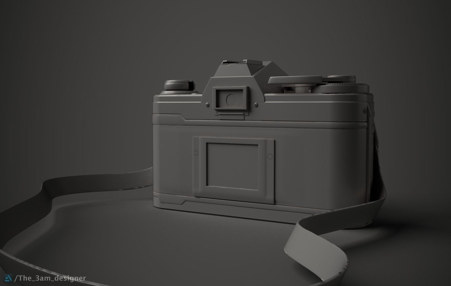 Canon AE 1 Detailed Product modelling 3D model_4
