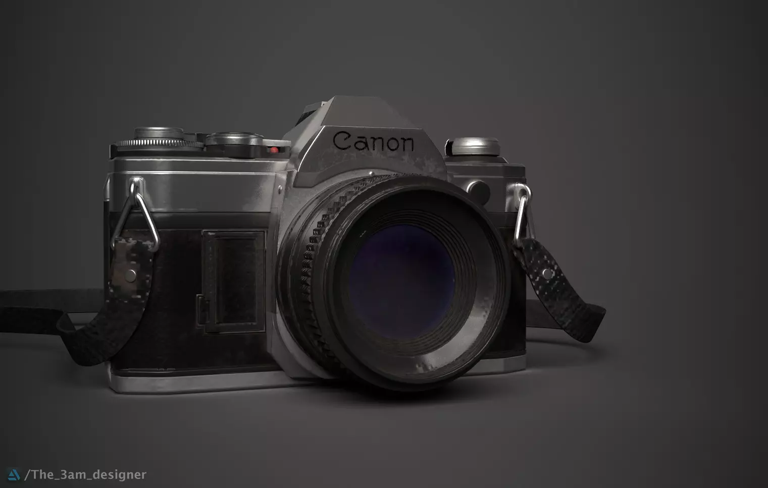 Canon AE 1 Detailed Product modelling 3D model_0