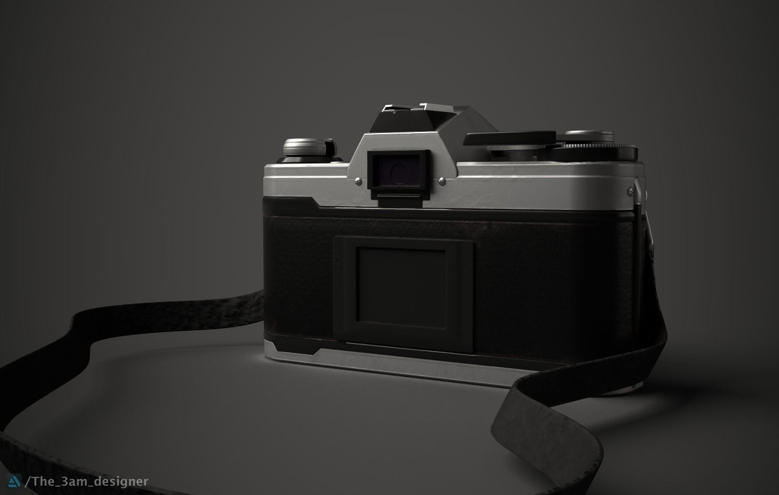 Canon AE 1 Detailed Product modelling 3D model_3