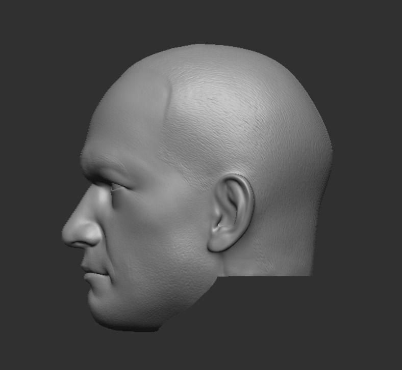 Hot Toys style buzzcut Clone Trooper head sculpt 3D print model_2