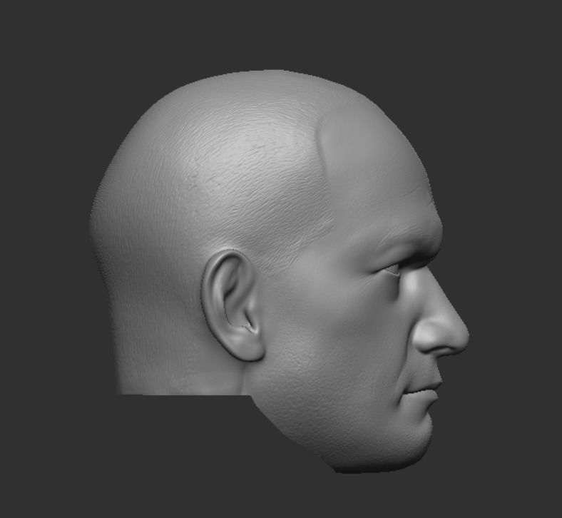 Hot Toys style buzzcut Clone Trooper head sculpt 3D print model_4