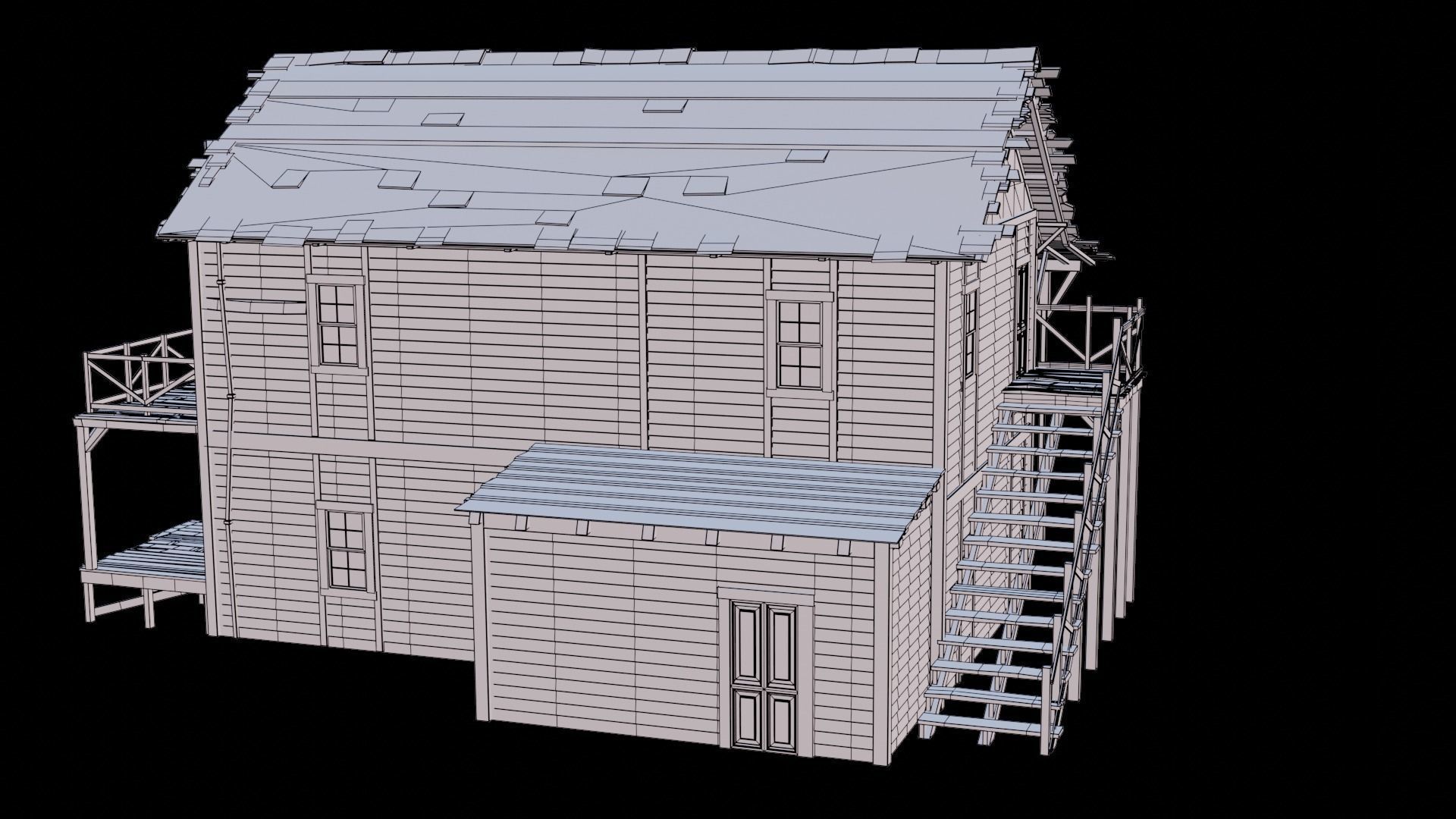western house 3D model_13
