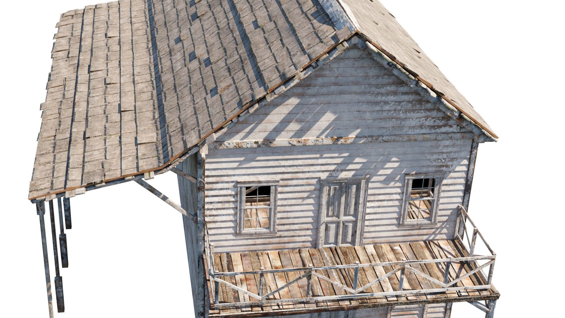 western house 3D model_5