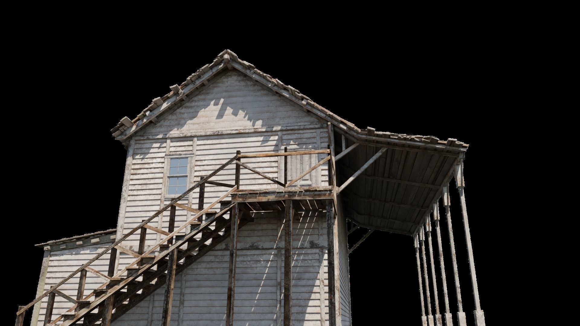 western house 3D model_1