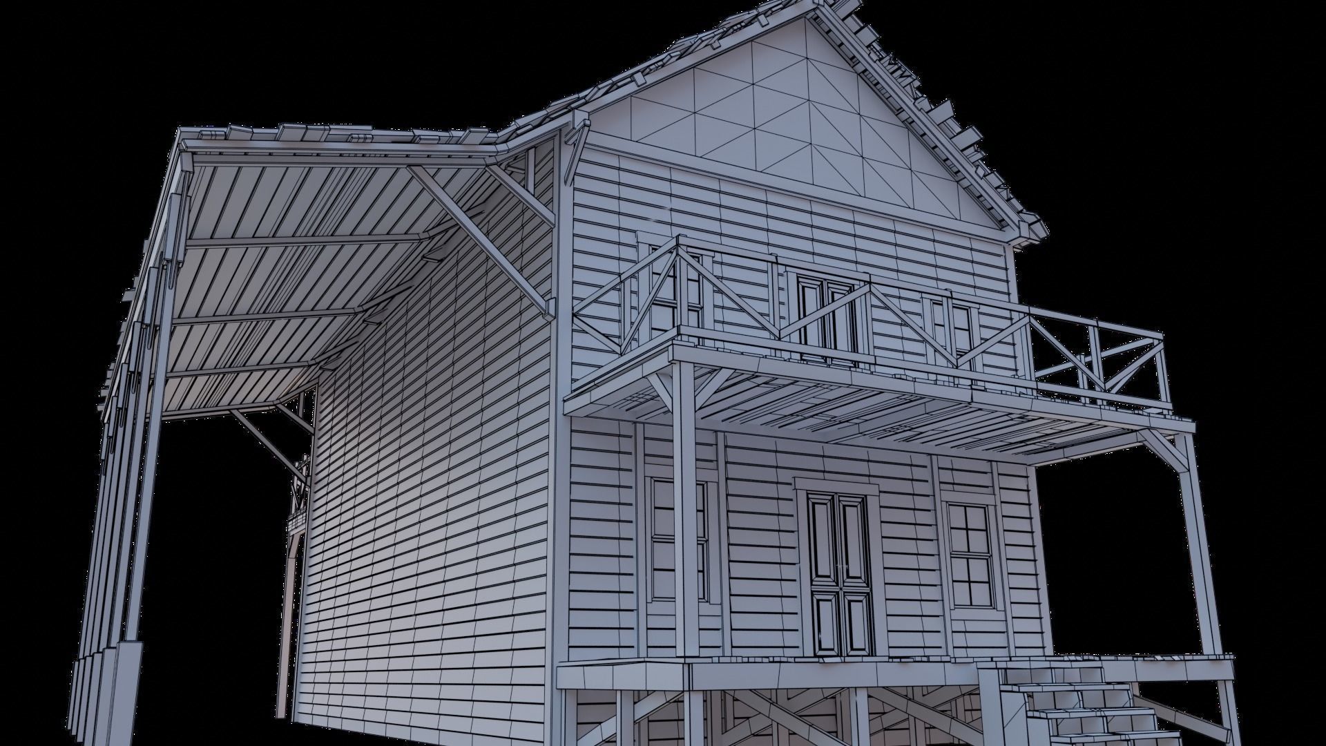 western house 3D model_14