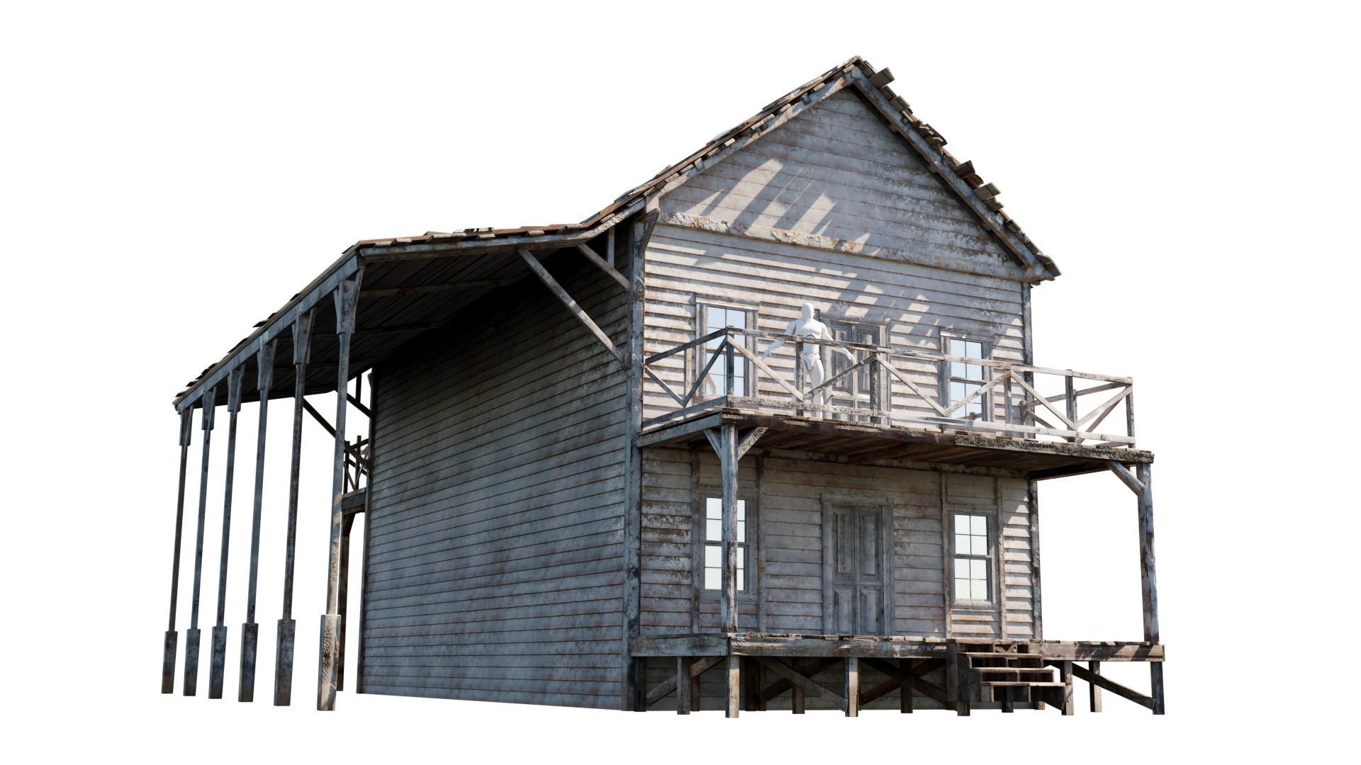 western house 3D model_3