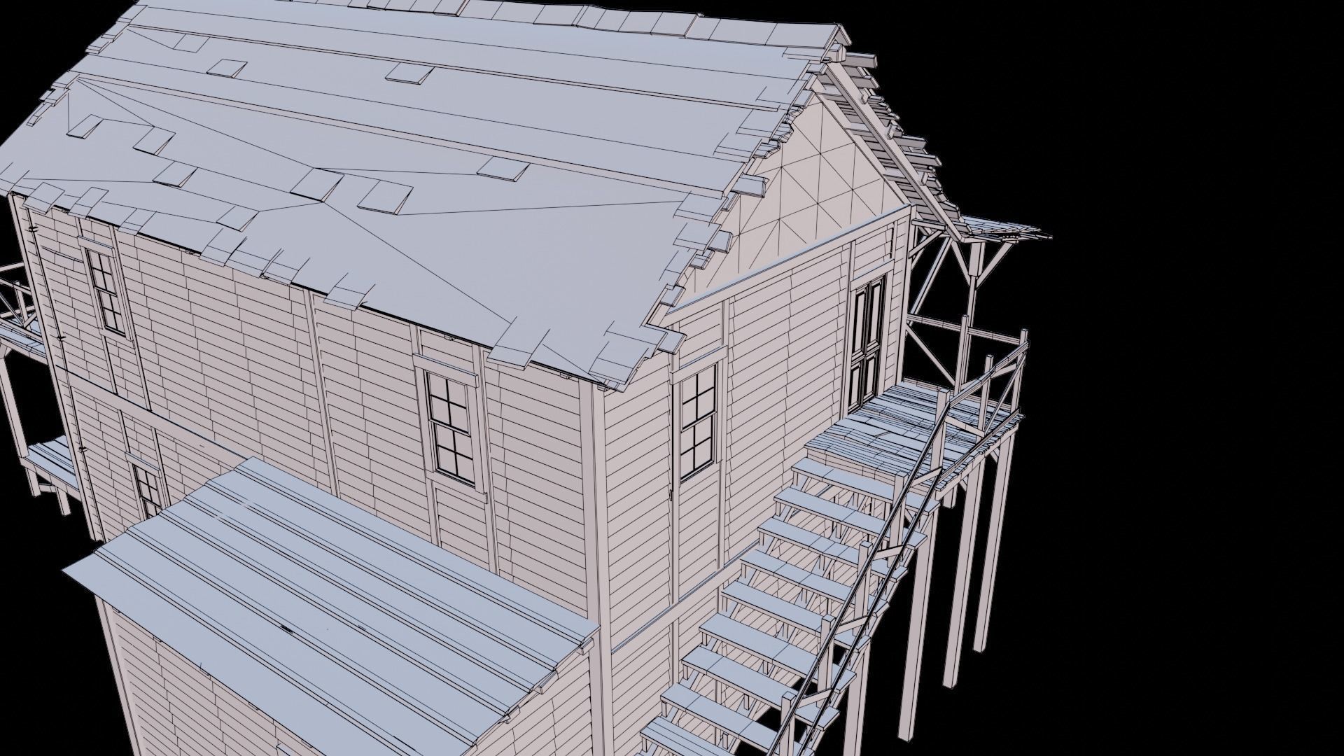 western house 3D model_16