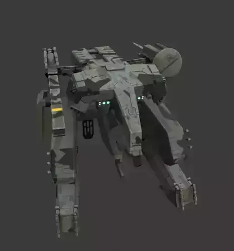 IMAGINARY FUTURE ARMY ROBOT  Low-poly 3D model