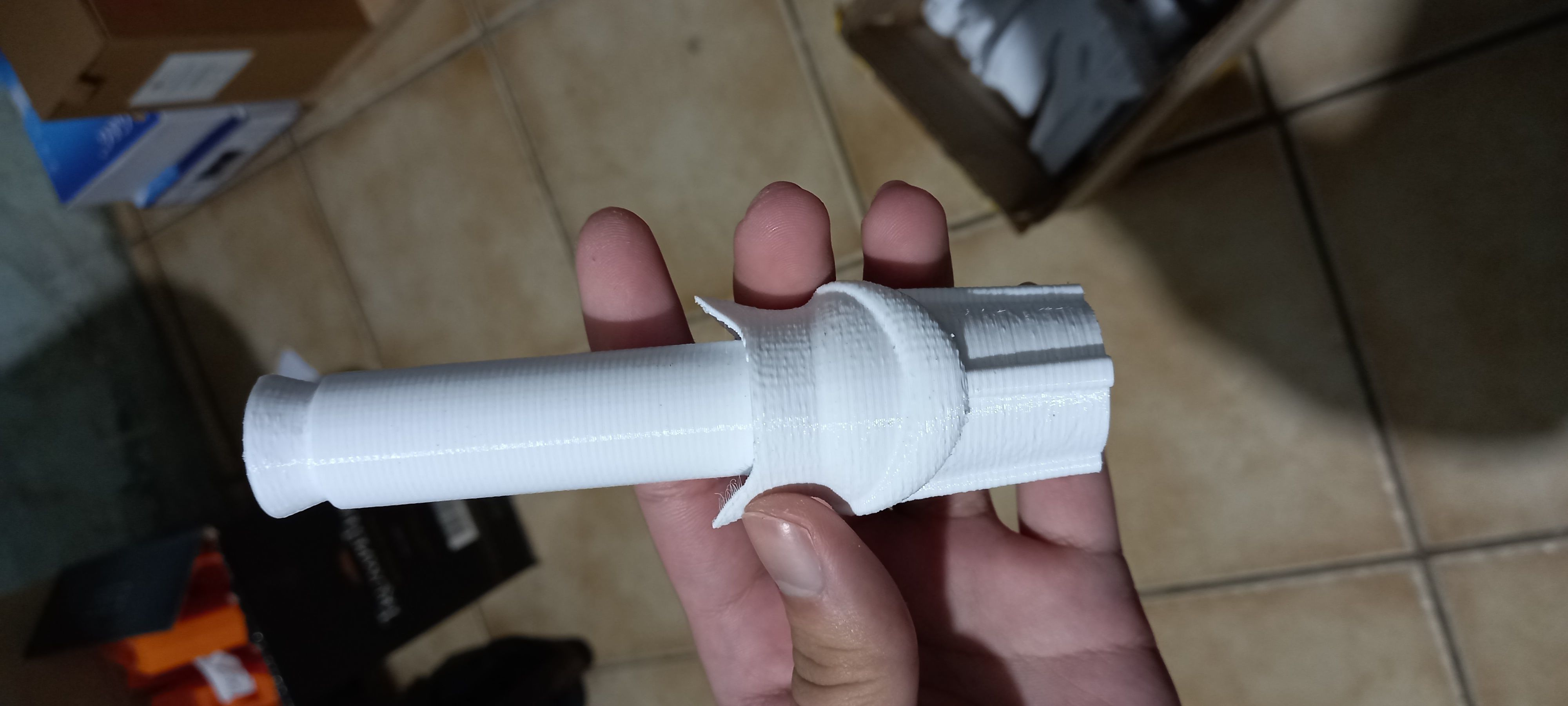 Genshin impact Engulfing Lightning Raiden shogun lance 3D print model_18