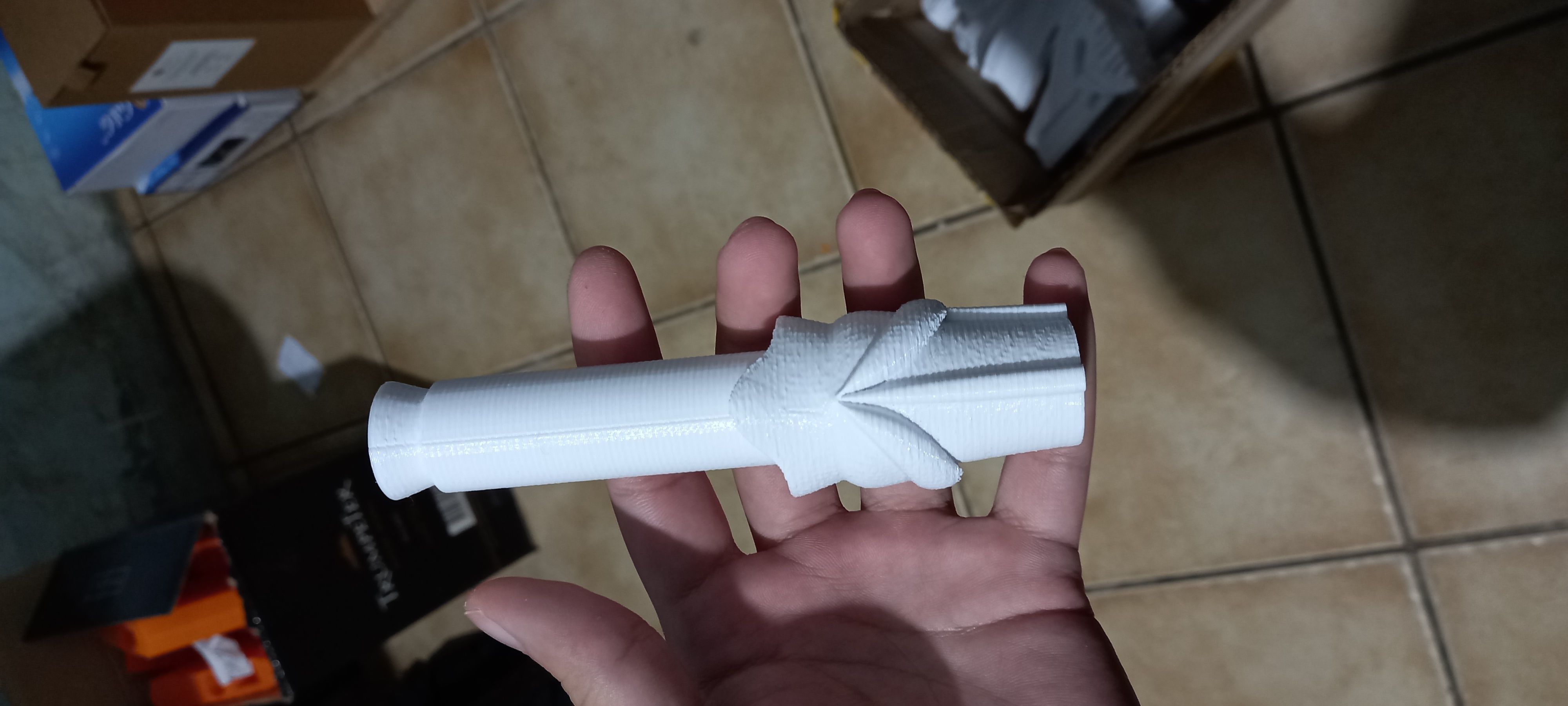 Genshin impact Engulfing Lightning Raiden shogun lance 3D print model_20