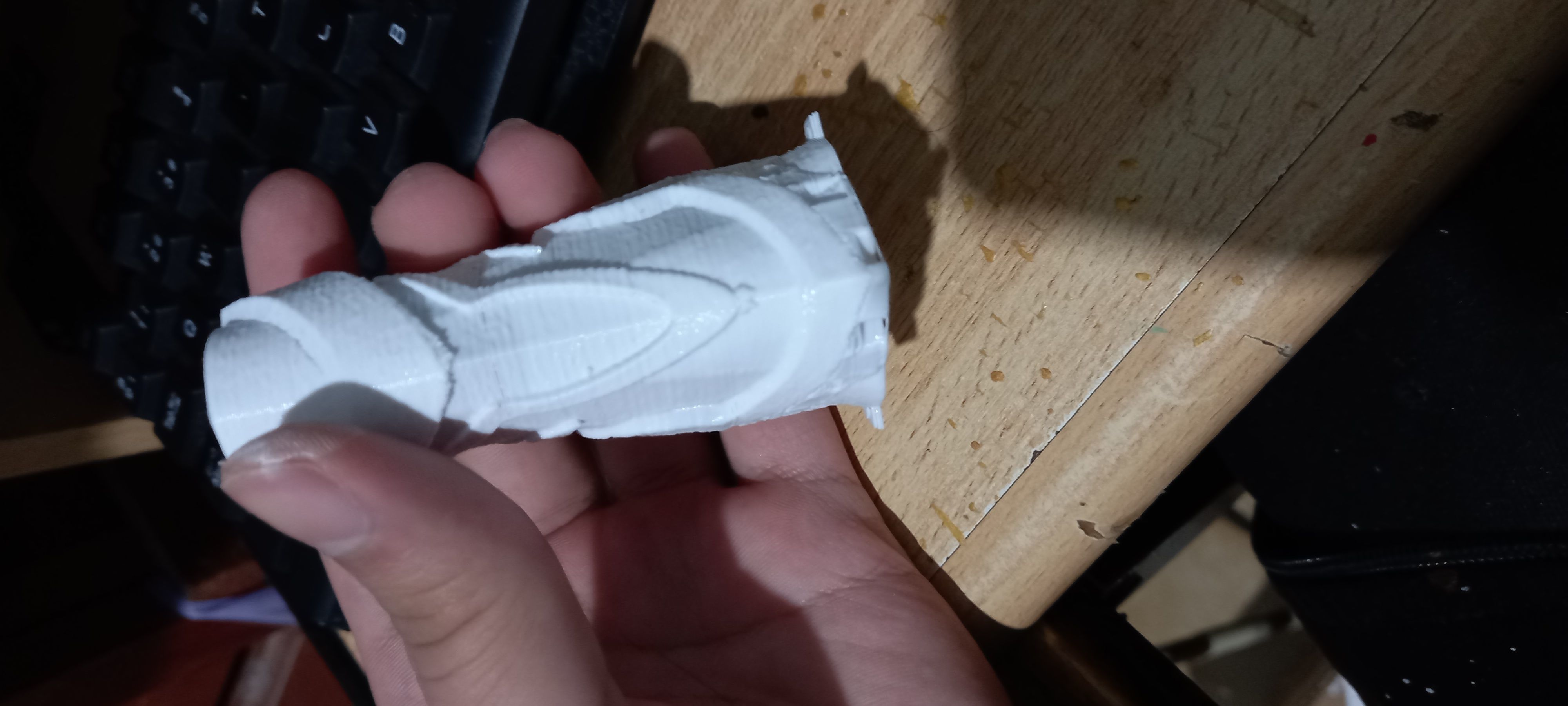 Genshin impact Engulfing Lightning Raiden shogun lance 3D print model_30