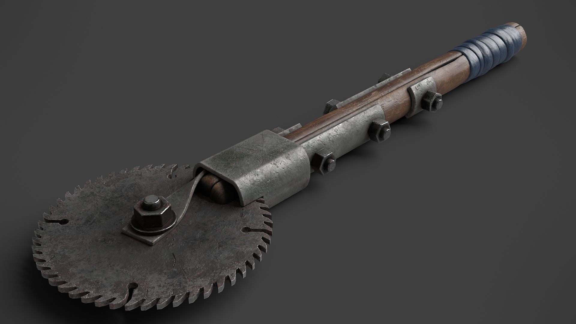Modifiable Strike Weapon 22 Low-poly 3D model_3