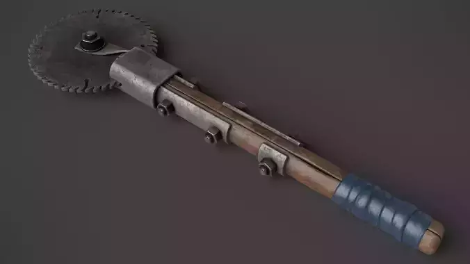 Modifiable Strike Weapon 22 Low-poly 3D model