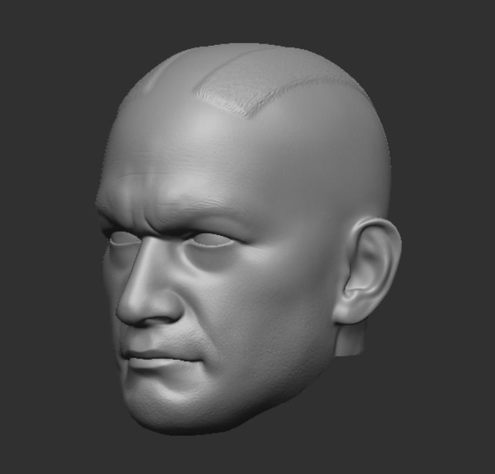 Hot Toys style Commander Gree head 3D print model_1