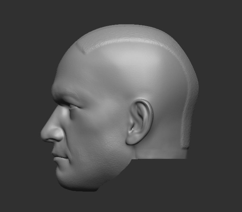 Hot Toys style Commander Gree head 3D print model_2