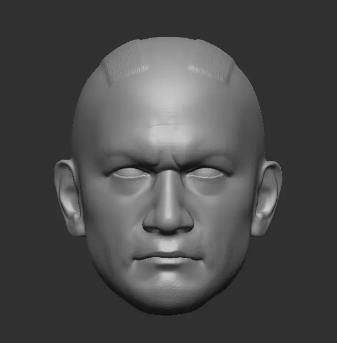 Hot Toys style Commander Gree head 3D print model_0