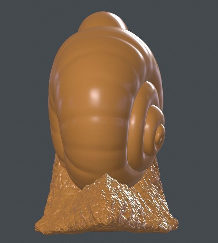 Snail Alien Garden Decor 3D print model_6