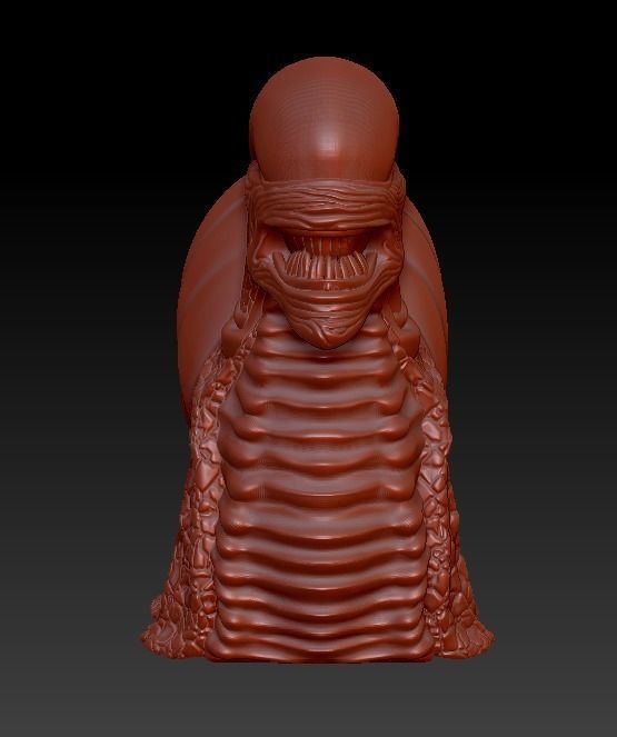 Snail Alien Garden Decor 3D print model_16