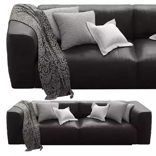 MDF sofa Italy mate 3D model