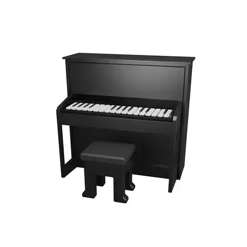 Piano with stool
