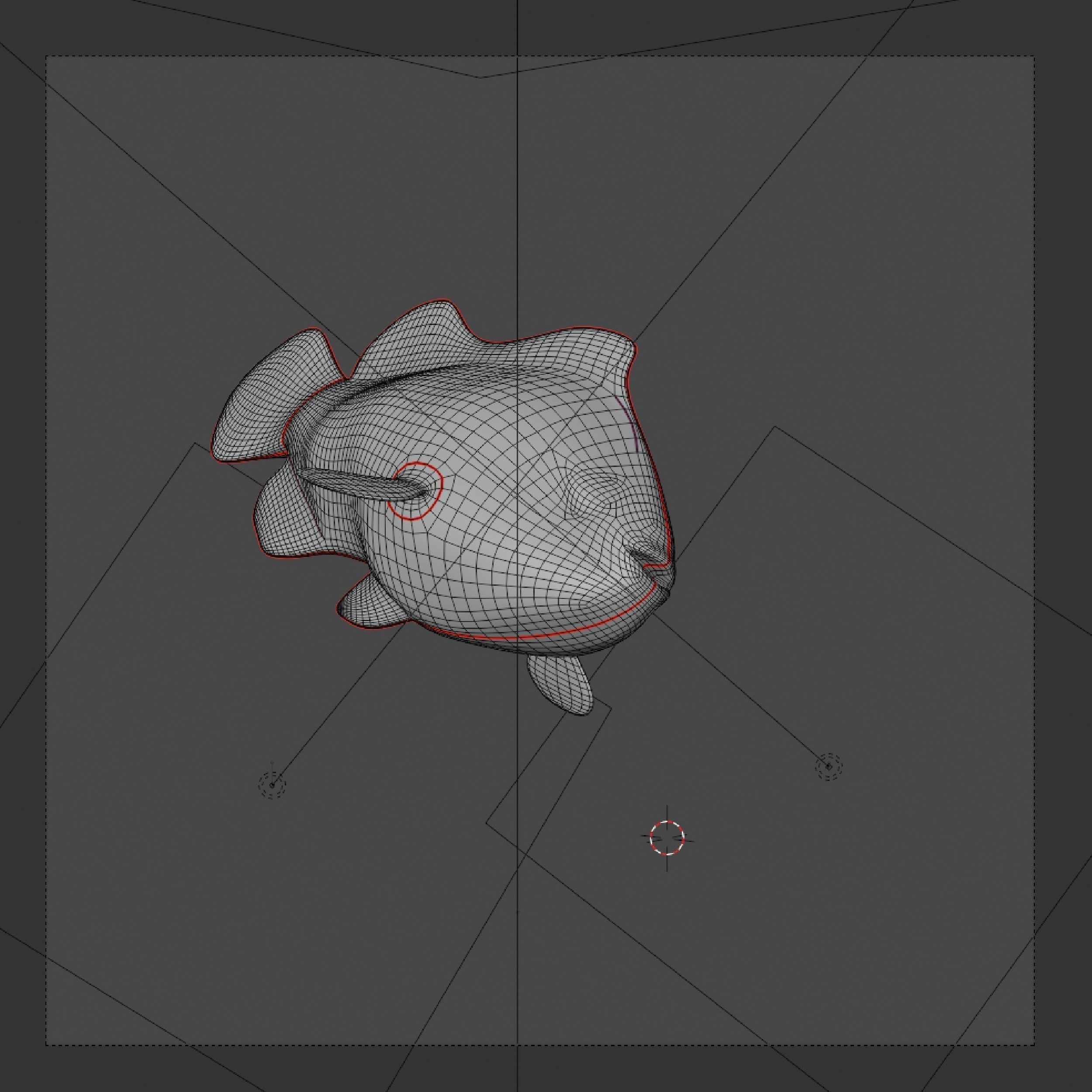 Realistic anemone clownfish ocean reef fish rigged  Low-poly 3D model_7
